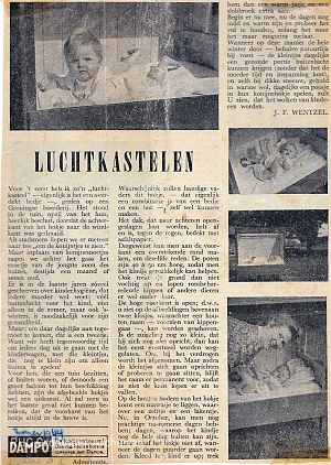 <p>In de zomer van 1944 werd het babyhokje al gepromoot, bijvoorbeeld in dit artikel&nbsp;uit Ons Gezin. Op de foto&rsquo;s Hilda de Boer-Zijlma (geen zoon, maar dochter) met haar moeder. De foto's zijn gemaakt in de tuin op Bosheuvel, Zuurdijk.&nbsp;